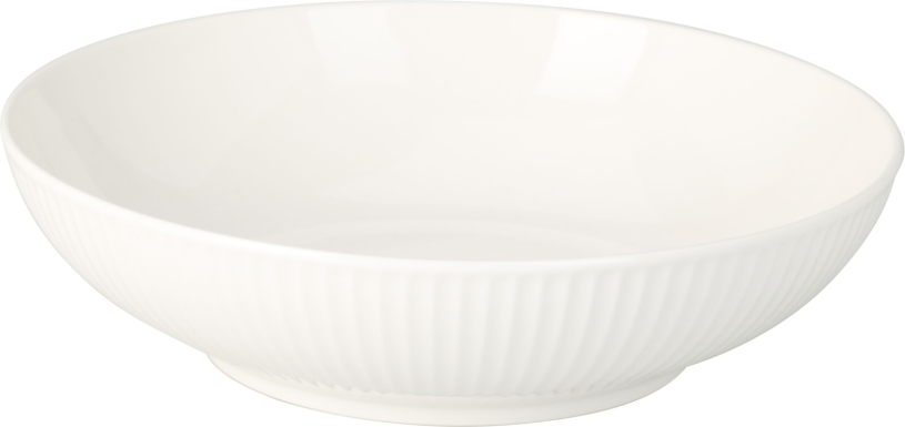 Ribbel edge porselein diep bord 20cm