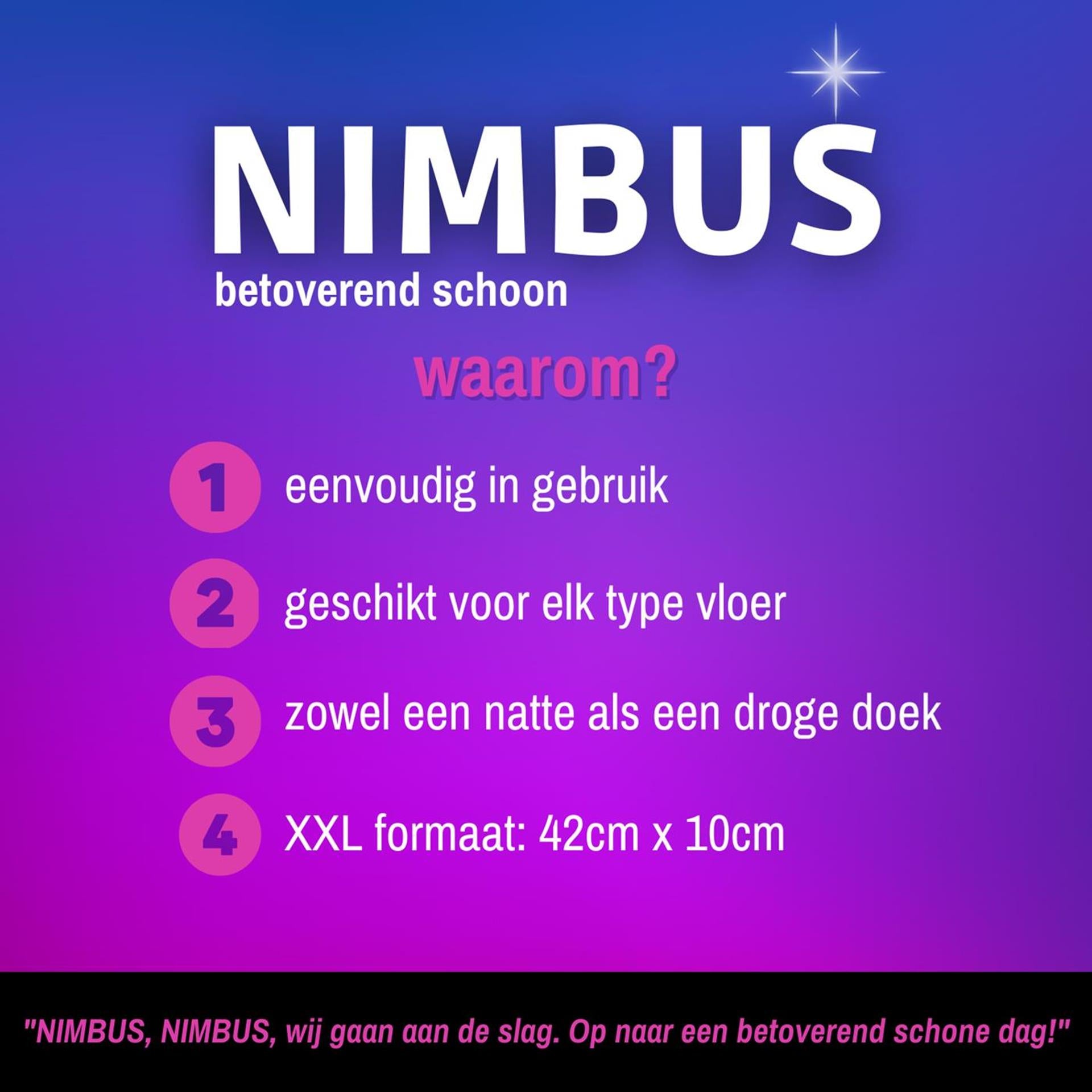 Nimbus magic floorpads dry wet 42cm
