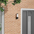 Vidaxl buiten wandlamp zwart 12 x 8,5 x 27 cm