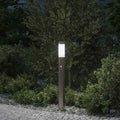 Vidaxl bolderverlichting met sensor 80 cm rvs ip44