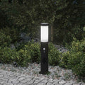 Vidaxl bolderverlichting met sensor en stopcontact 50 cm roestvrij staal ip44