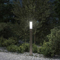 Vidaxl bolderverlichting met sensor 80 cm rvs ip44