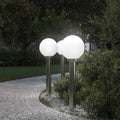 Vidaxl bolderverlichting 3 stuks 80 cm rvs ip44