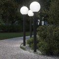 Vidaxl bolderverlichting 3 stuks 120 cm zwart ip44