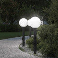 Vidaxl bolderverlichting met stopcontact 3 stuks 80 cm zwart ip44