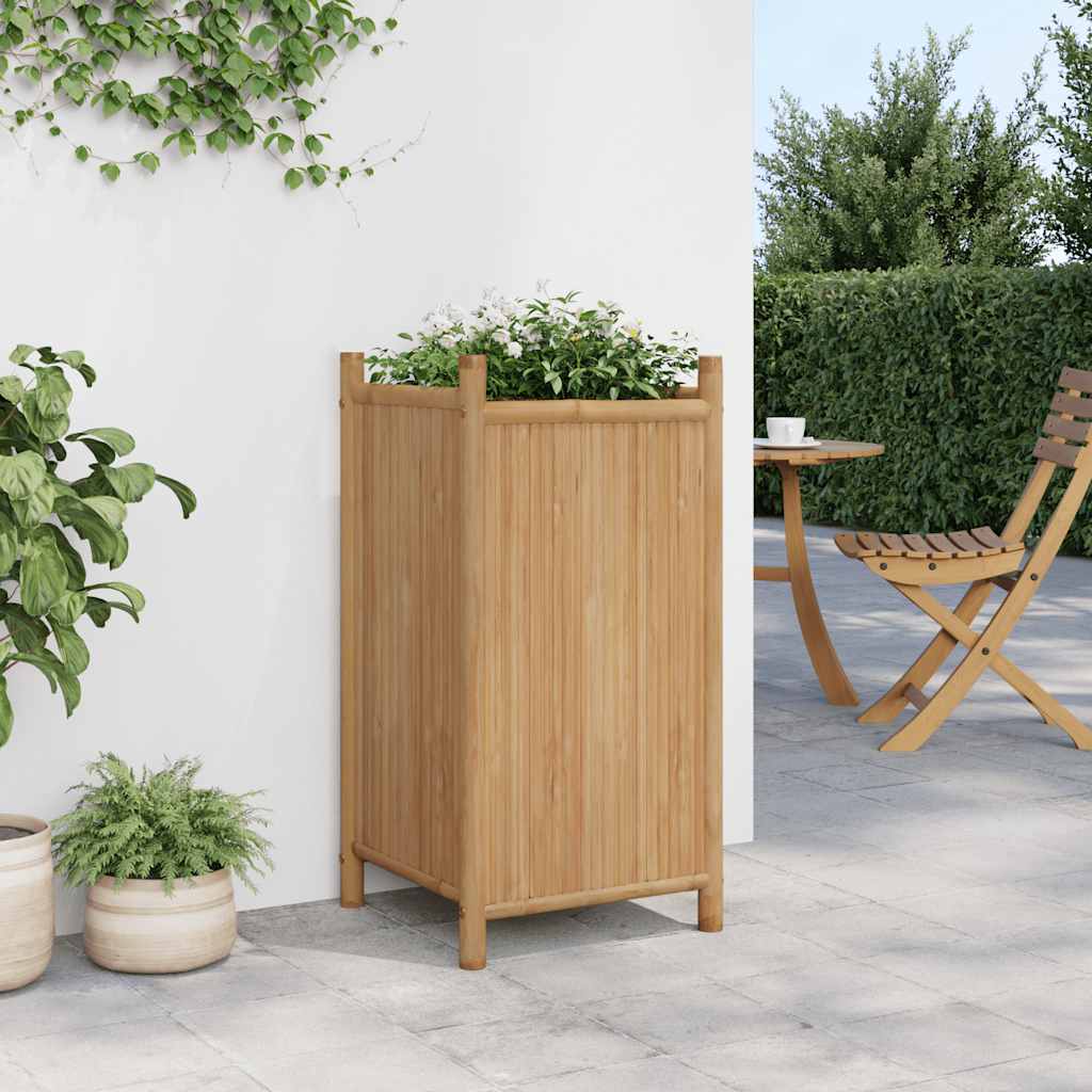 Vidaxl plantenbak 40x40x80 cm bamboe