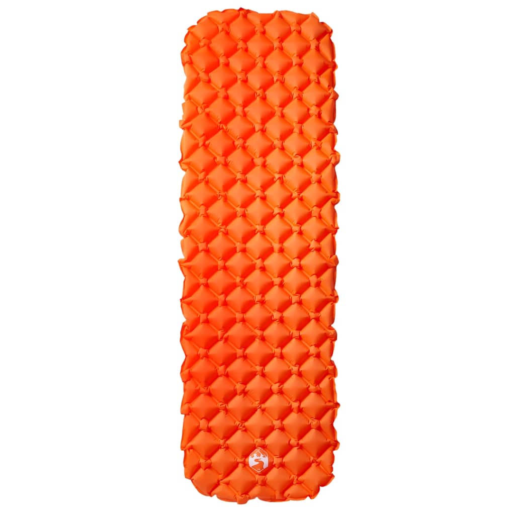 VidaXL Aufblasbare Campingmatratze 190x58x6 cm Einzelbett Orange