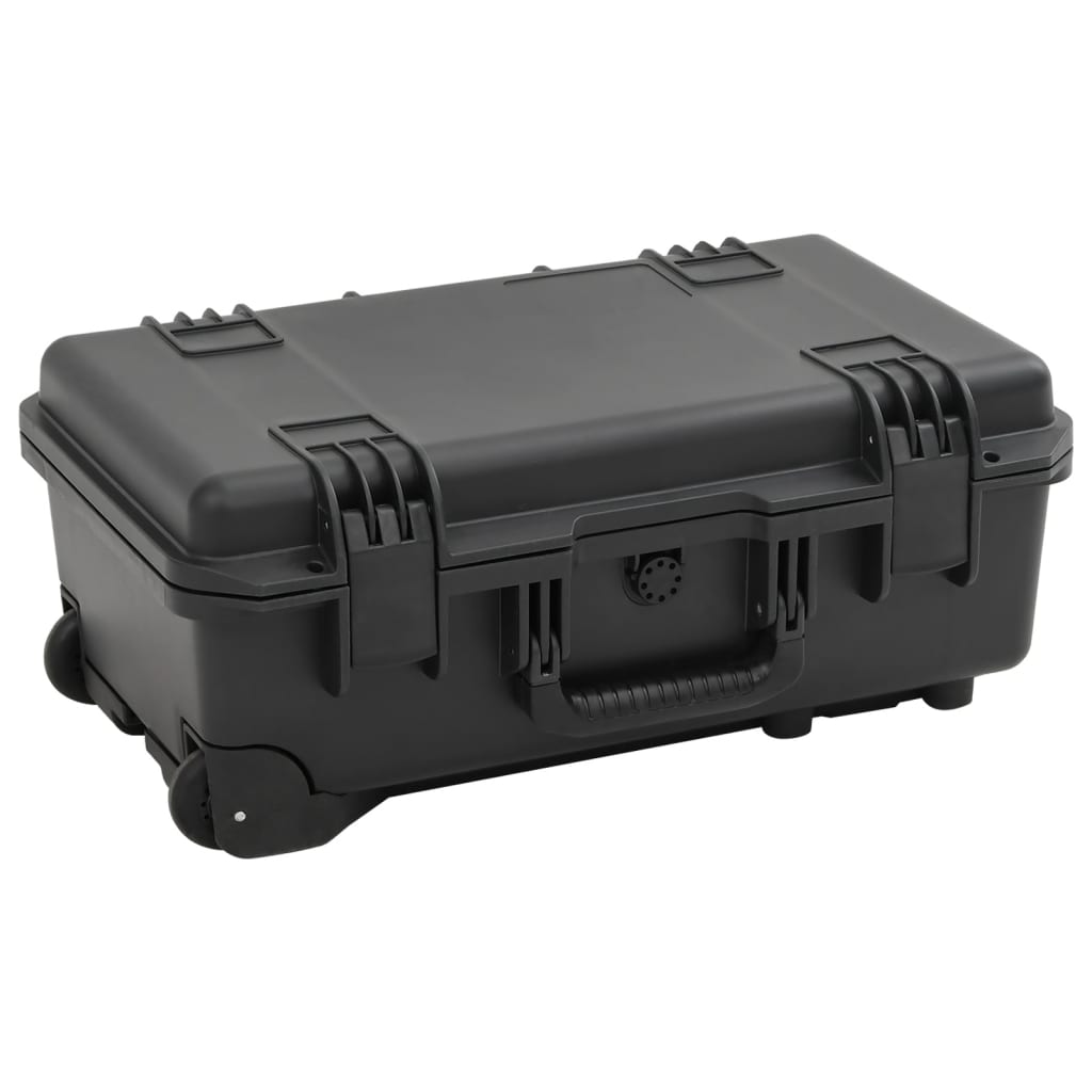VIDAXL - Flugpapiertragbar 55x35x22,5 cm PP Schwarz