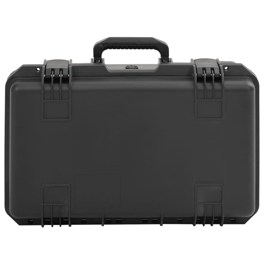 VIDAXL - Flugpapiertragbar 55x35x22,5 cm PP Schwarz