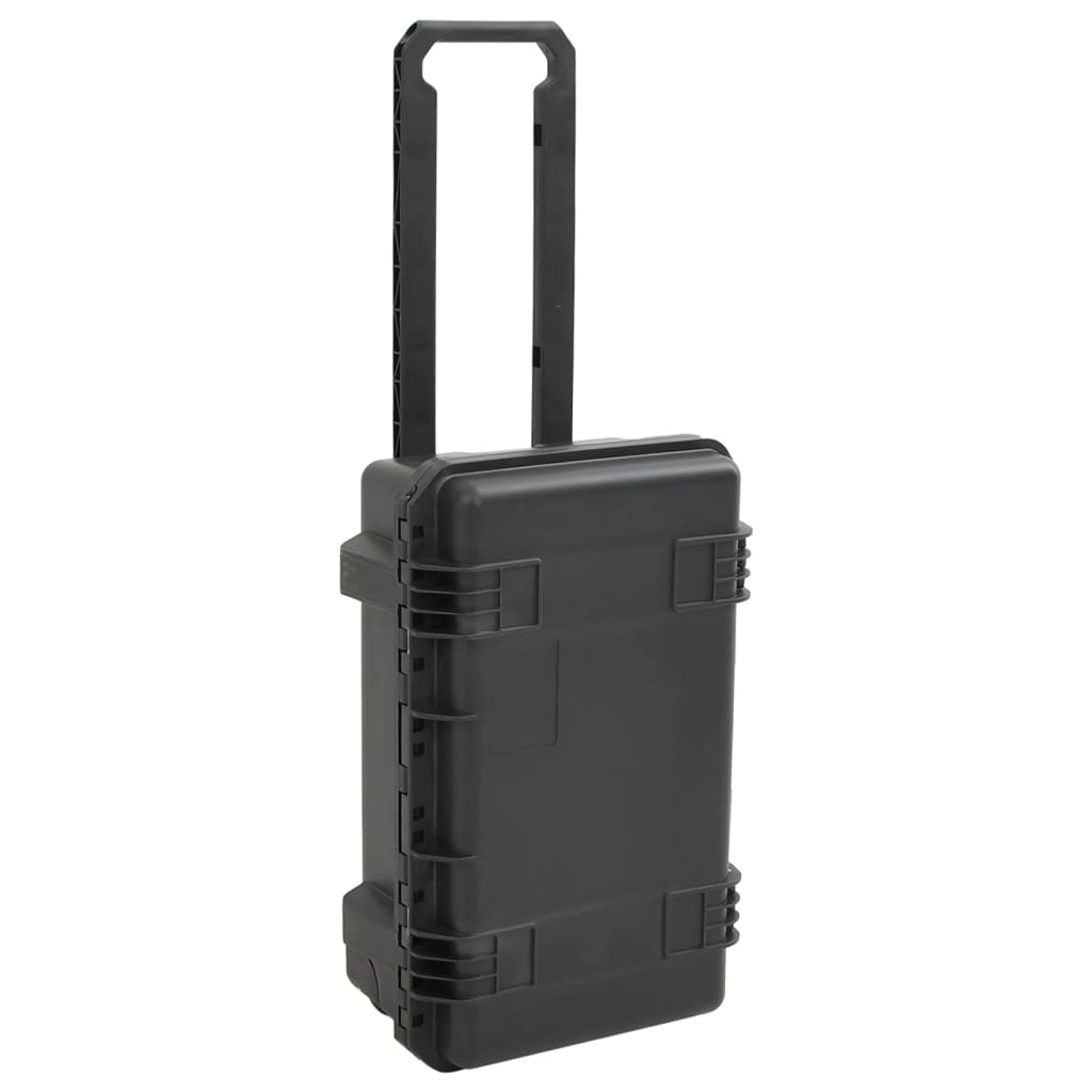 VIDAXL - Flugpapiertragbar 55x35x22,5 cm PP Schwarz