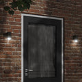 VidaXL Außenwandleuchten, 2 Stück, Aluminiumguss, Schwarz