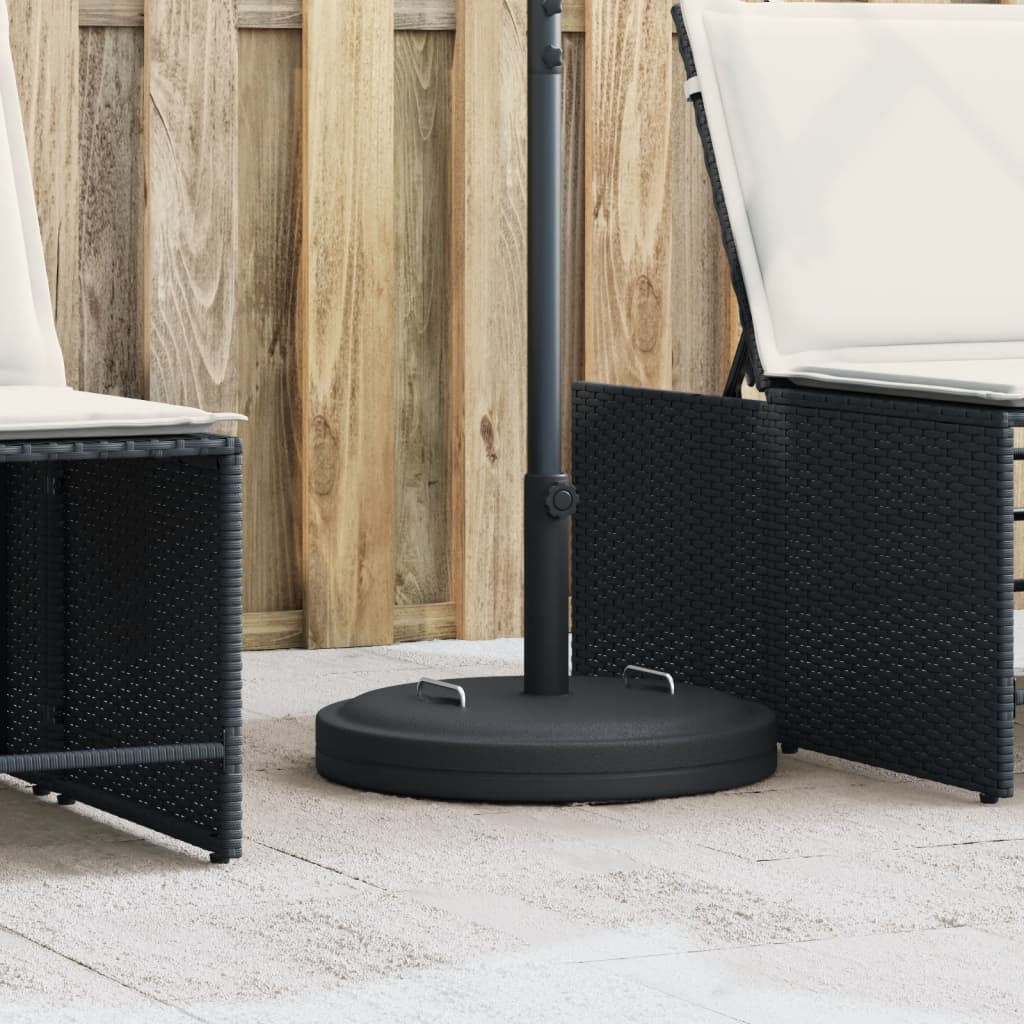 Vidaxl Sonnenschirm - Ständer mit Griffen für Stab Ø38 48 mm 25 kg Runde