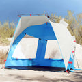 VidaXL Strandzelt für 2 Personen, wasserdicht, Schnellverschluss, Azurblau