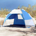 VidaXL Strandzelt für 2 Personen, wasserdicht, Schnellverschluss, Azurblau
