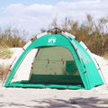 VidaXL Strandzelt für 2 Personen, wasserdicht, Schnellverschluss, Seegrün