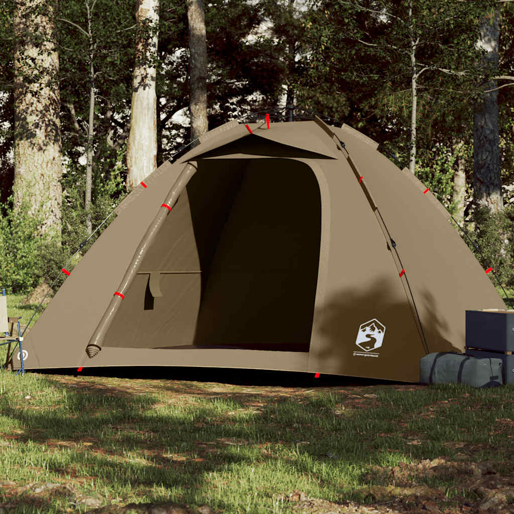 VidaXL 4-Personen-Angelzelt mit Schnellverschluss, olivgrün