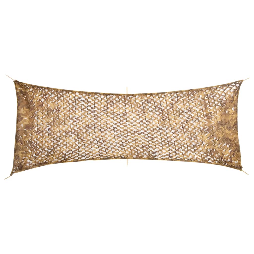 VidaXL Tarnnetz mit Aufbewahrungstasche 412x144 cm Sandfarben