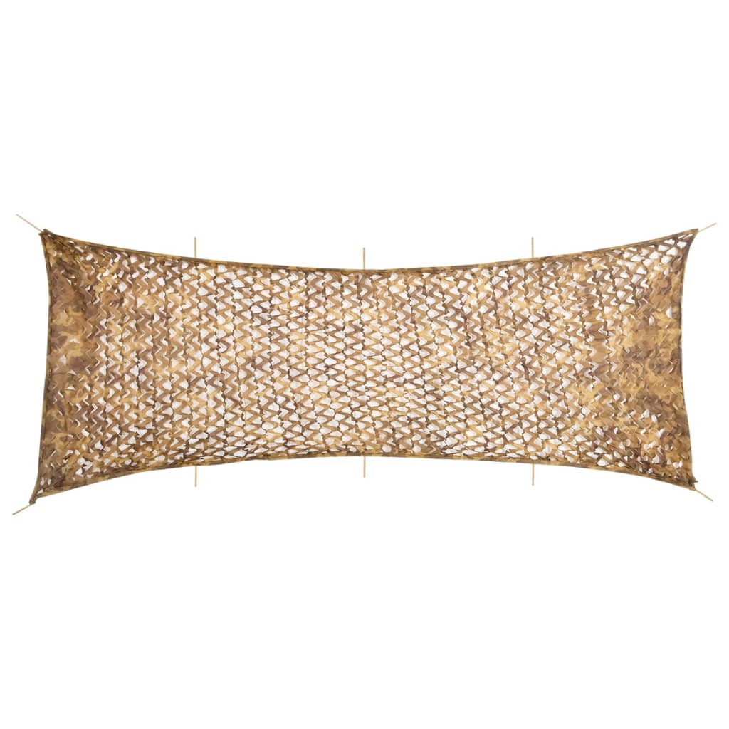 VidaXL Tarnnetz mit Aufbewahrungstasche 833x297 cm Sandfarben