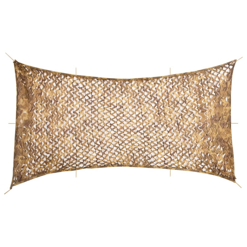 VidaXL Tarnnetz mit Aufbewahrungstasche 708x423 cm Sandfarben