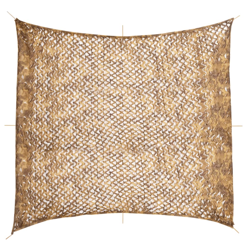 VidaXL Tarnnetz mit Aufbewahrungstasche 521x493 cm Sandfarben