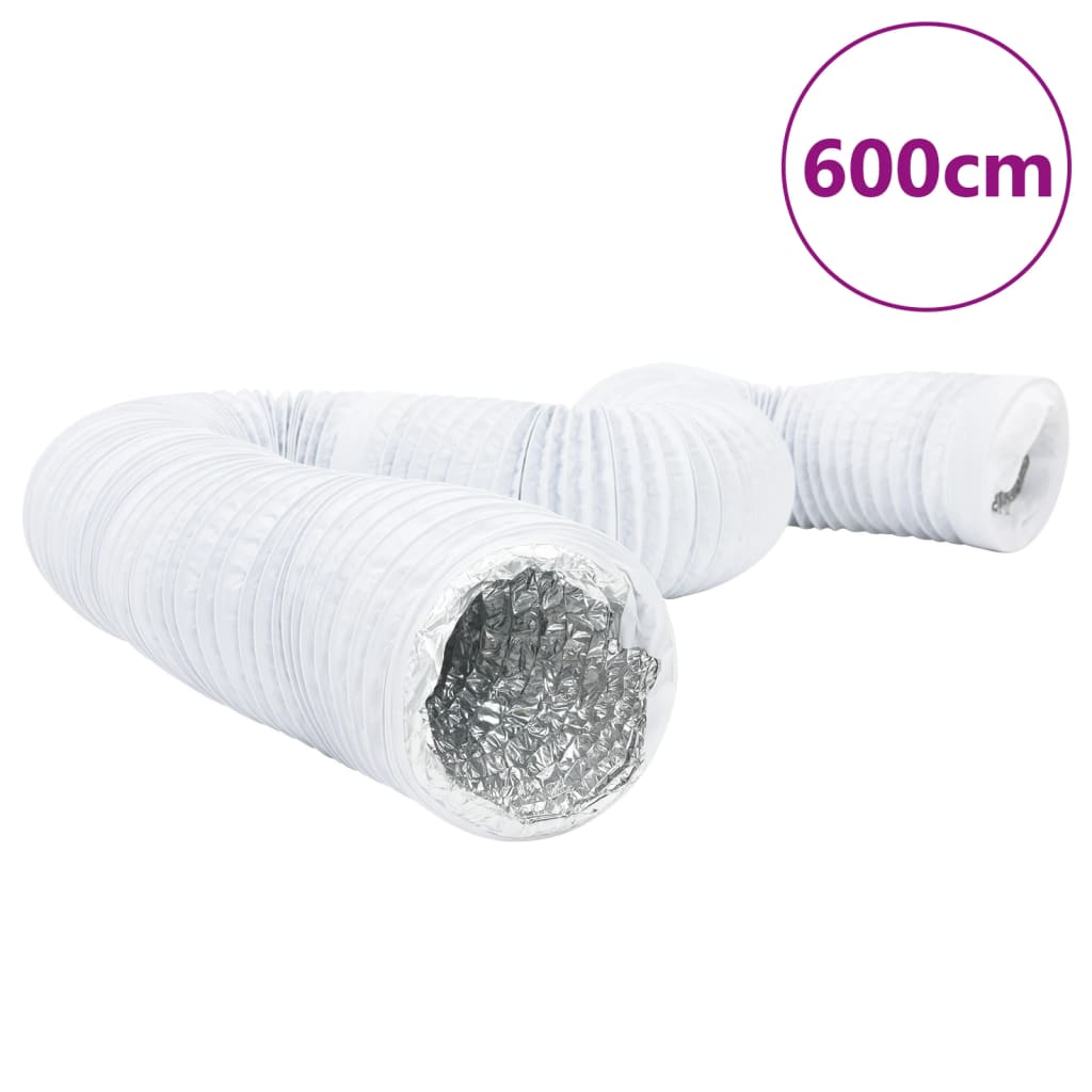 VidaXL Belüftungsschlauch ø10 cm 6 m Aluminium und PVC