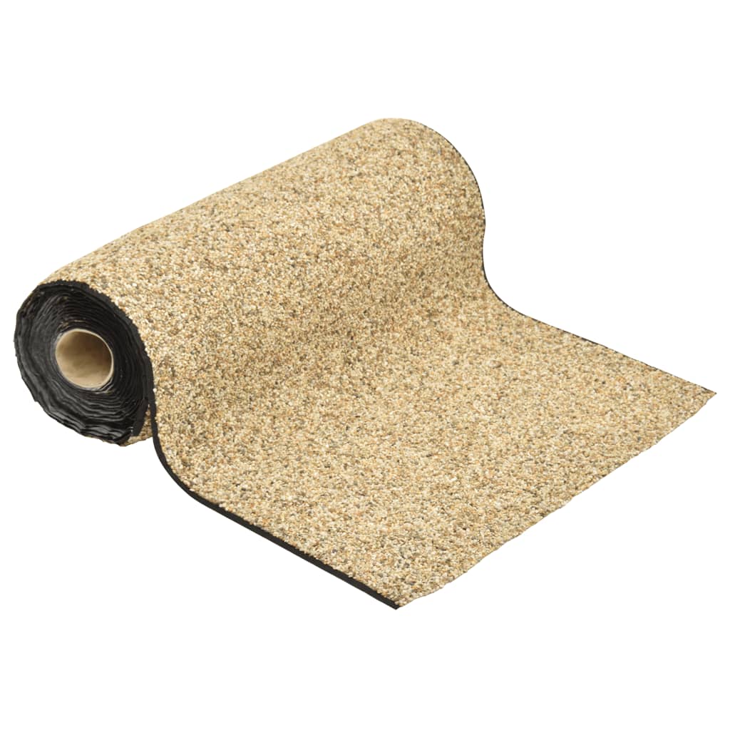 VidaXL Kiesfolie 200x40 cm Natursandfarbe