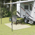 VidaXL Zeltteppich 4x2 m cremefarben