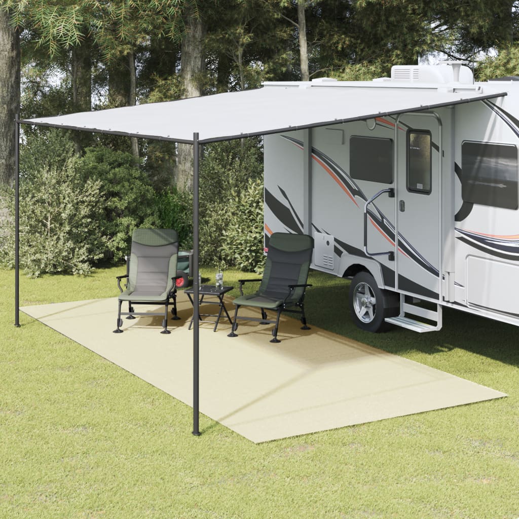 VidaXL Zeltteppich 5x2,5 m cremefarben