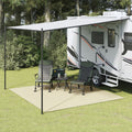 VidaXL Zeltteppich 4x3 m cremefarben