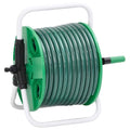 Vidaxl slanghaspel met slangkoppelset 0,75 20 m vrijstaand pvc groen