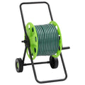 Vidaxl slanghaspelkar en slangkoppelset 0,75 staand 20 m pvc groen