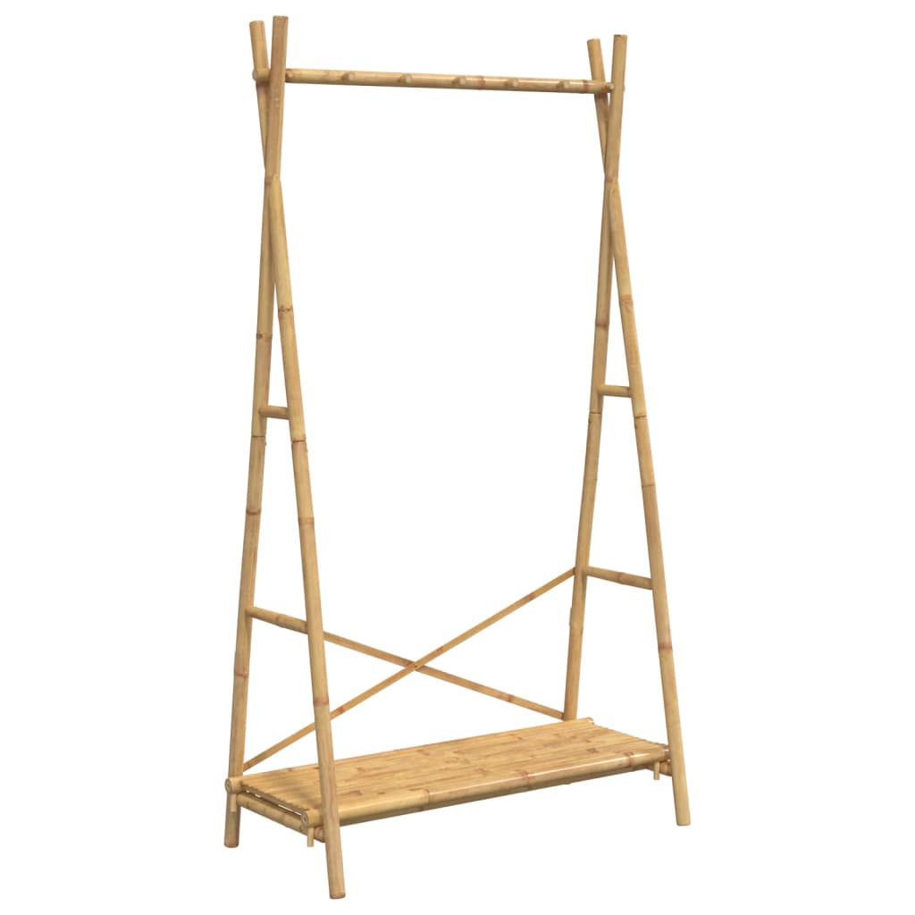 VIDAXL - Kleidung mit Regal 102x50x190 cm Bambus