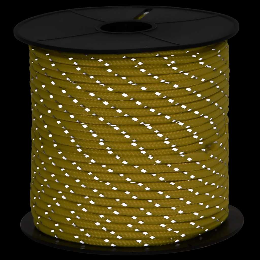 Vidaxl tentscheerlijn met reflecterende strips en spanners 50 m 4 mm