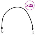 VidaXL Gummibänder mit Reflektorstreifen und Haken, 25 Stück, 88 cm