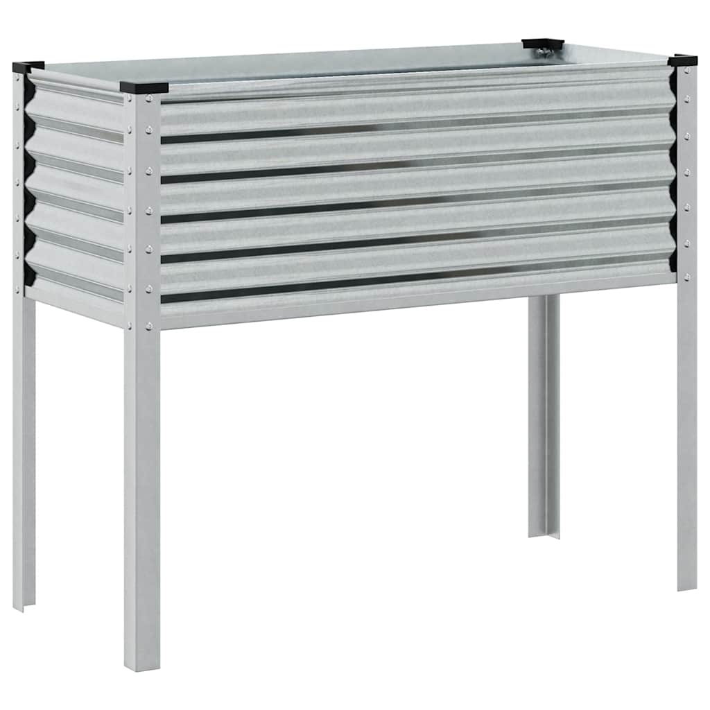 Vidaxl plantenbak 100x45x90 cm gegalvaniseerd staal