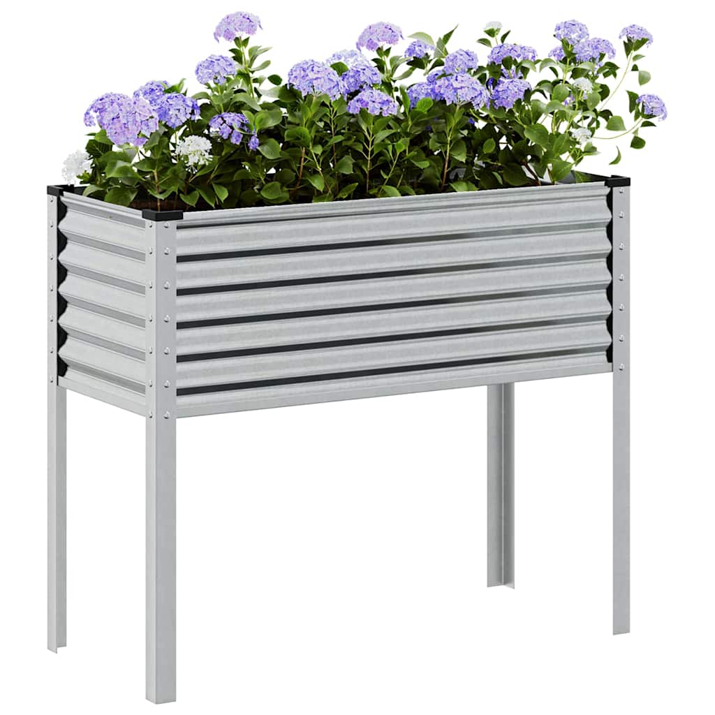 VIDAXL -Planzenbank 100x41x90 cm verzinkter Stahl