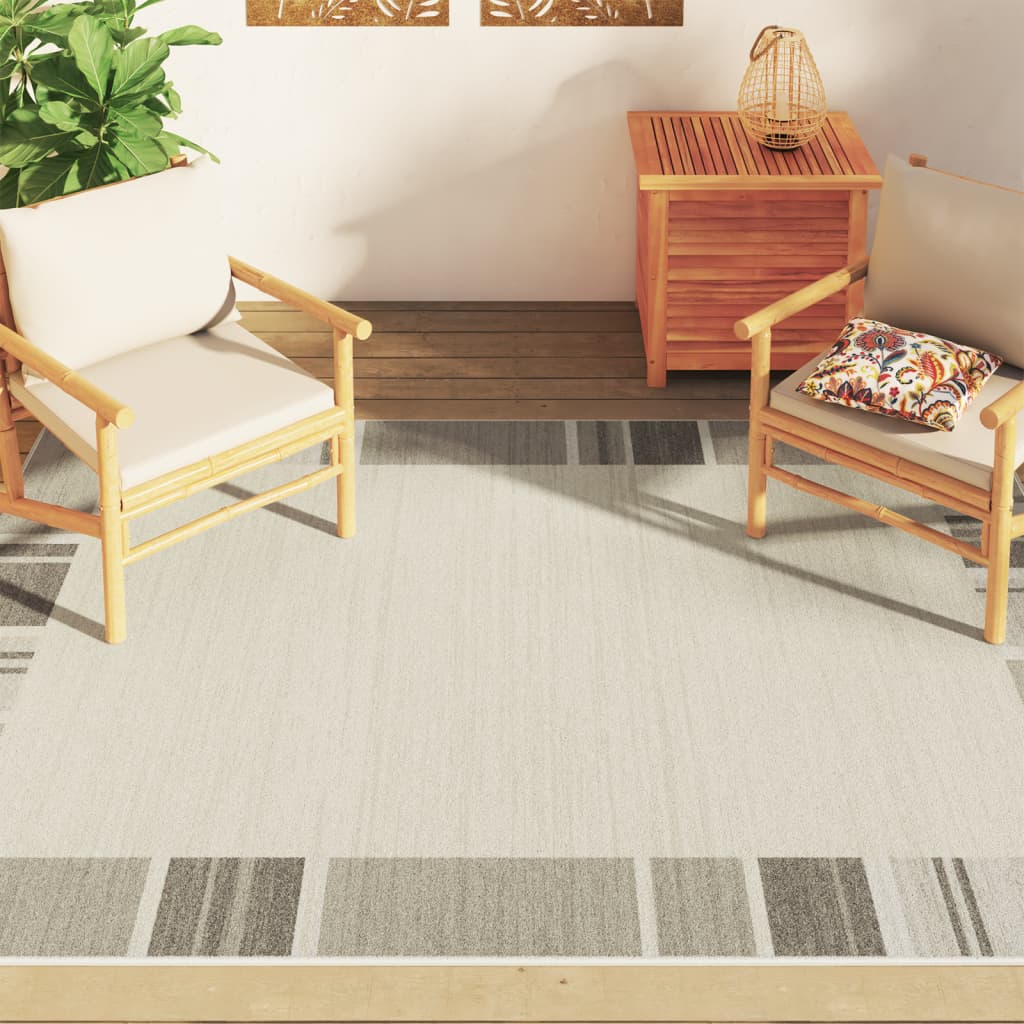 VidaXL Indoor/Outdoor-Kurzflorteppich 160x230 cm Mehrfarbig