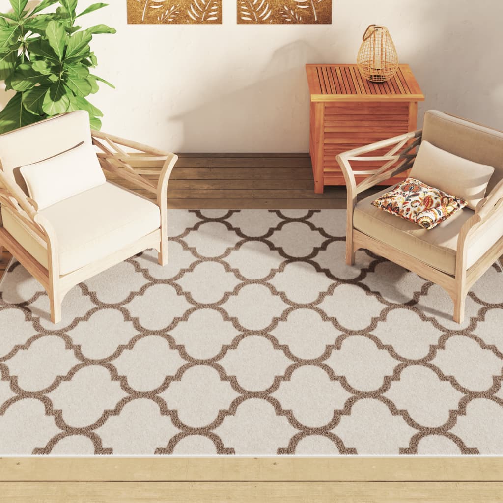 VidaXL Indoor/Outdoor-Kurzflorteppich 190x300 cm Mehrfarbig