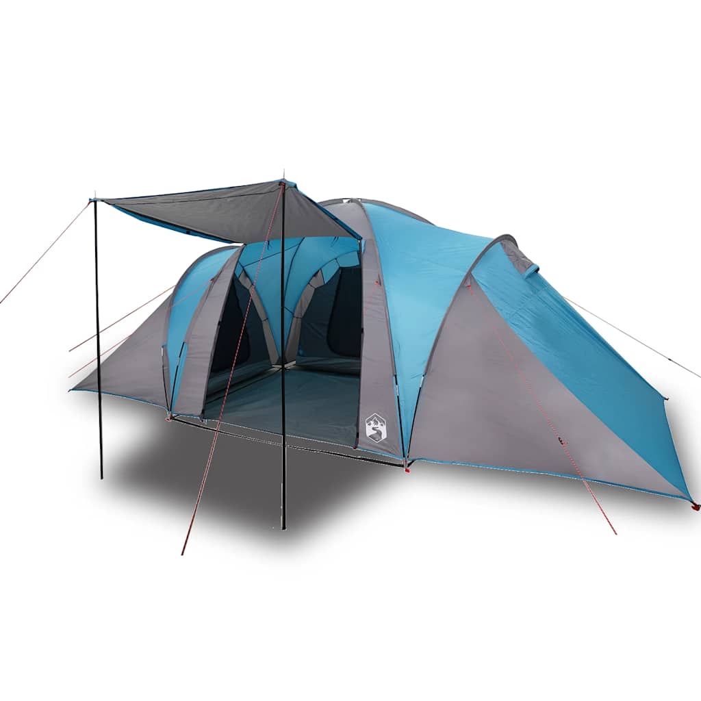 Vidaxl Kuppelzelt für 6 Personen, wasserdicht, blau