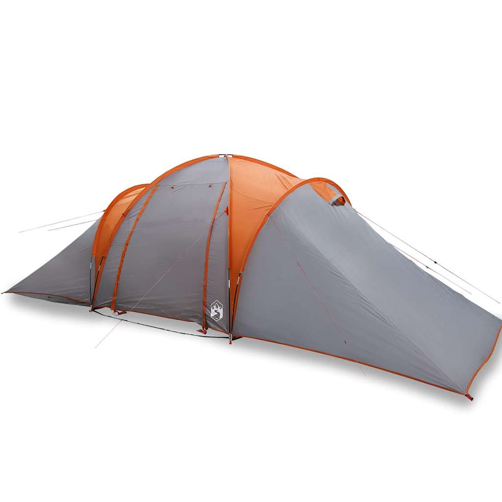 Vidaxl Dome Zelt 6-Personen-Waschmaschinen in Grau und Orange