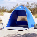 VidaXL Strandzelt für 3 Personen, wasserdicht, azurblau