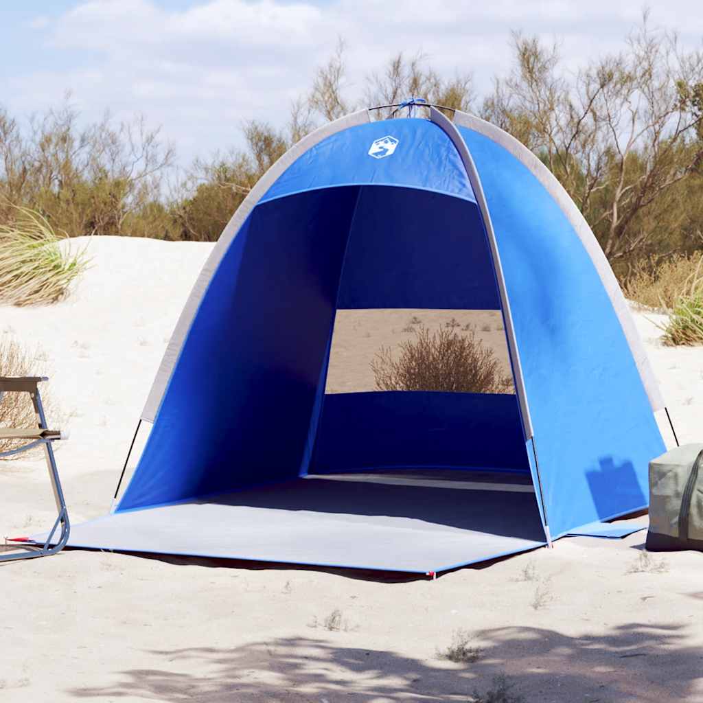 VidaXL Strandzelt für 3 Personen, wasserdicht, azurblau