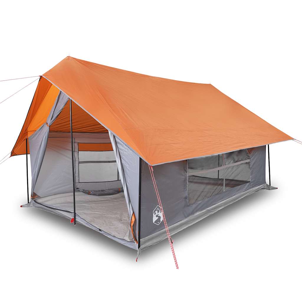 Vidaxl Zelt 5-Personen-Waschmaschinen in Grau und Orange