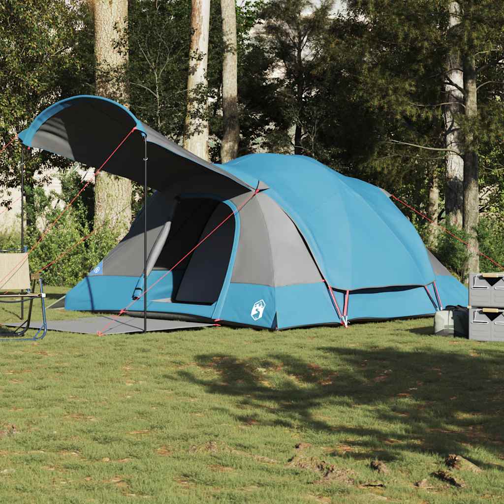 Vidaxl tunneltent voor gezin 8-persoons waterdicht blauw