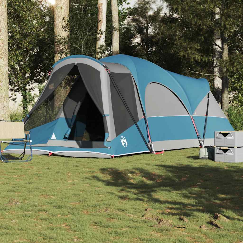 Vidaxl tunneltent voor gezin 8-persoons waterdicht blauw