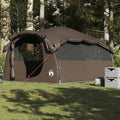 Vidaxl tunneltent 6-persoons waterdicht bruin