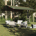 VidaXL Campingmarkise, wasserdicht, 366 x 306 cm, olivgrün