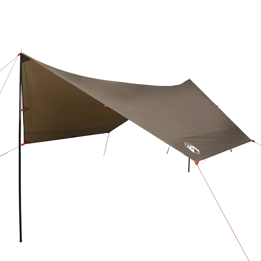 VidaXL Campingmarkise, wasserdicht, 438 x 376 x 212 cm, braun