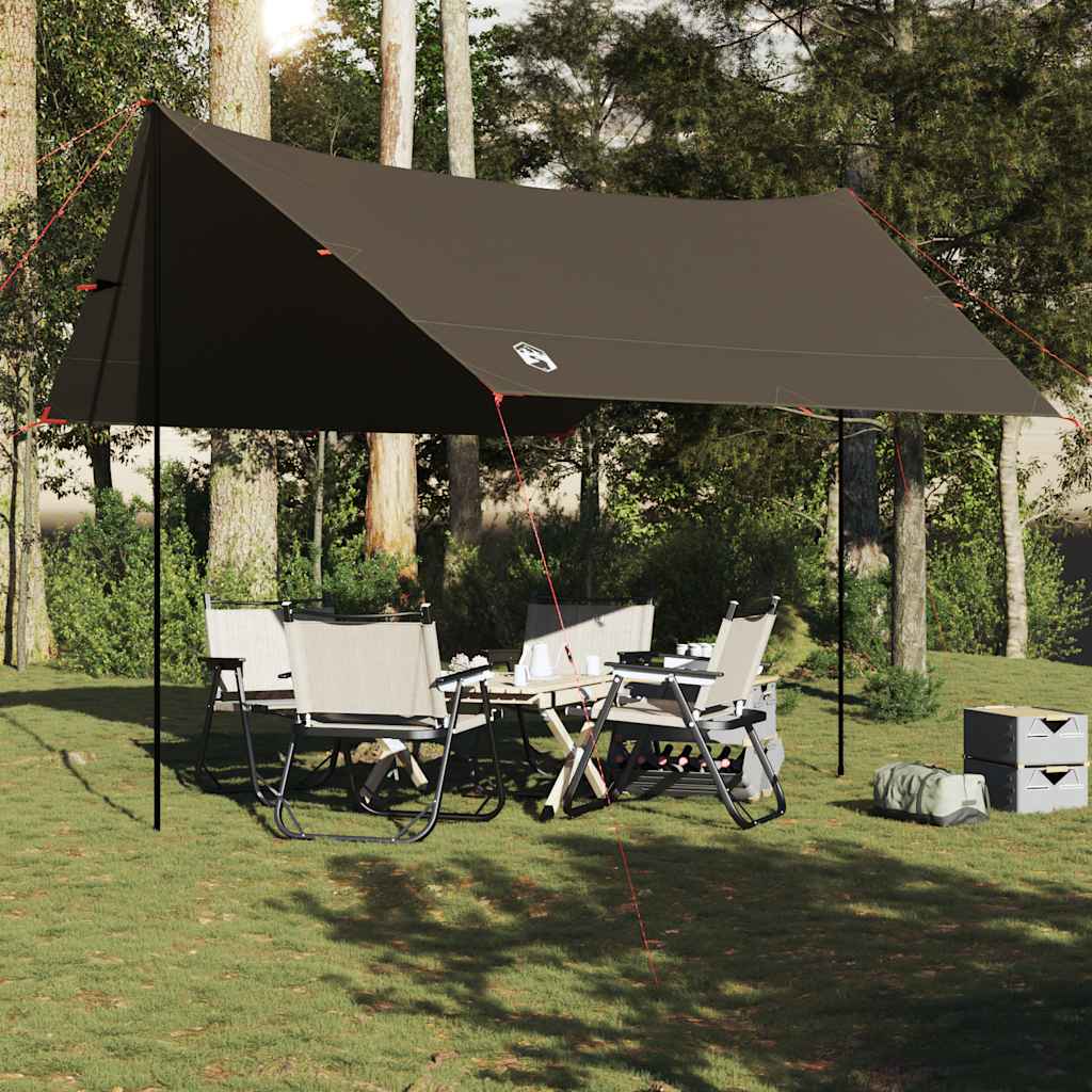 VidaXL Campingmarkise, wasserdicht, 438 x 376 x 212 cm, braun