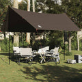 VidaXL Campingmarkise, wasserdicht, 438 x 376 x 212 cm, braun